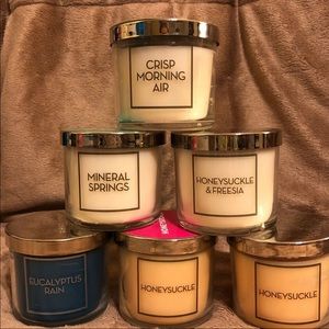 Bath and body works tester candles bundle